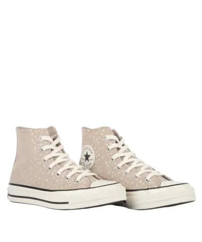 Tênis Converse Chuck 70 Hi Jacquard Deer Marfim Amendoa Preto