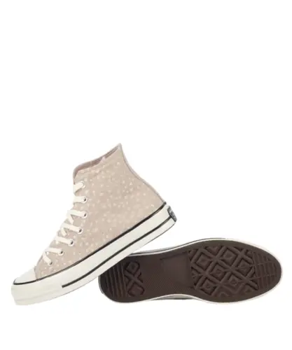 Tênis Converse Chuck 70 Hi Jacquard Deer Marfim Amendoa Preto