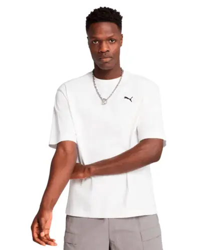 Camiseta Puma Wardrobe ESS Boxy White