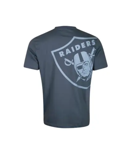 Camiseta New Era Core Essentials Style NFL LV Raiders Chumbo