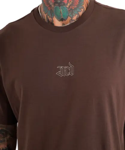 Camiseta MCD Caligrafiti Outline Marrom Ruina