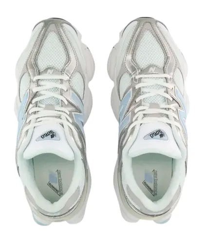 Tênis New Balance 9060 Bege Claro Azul Claro