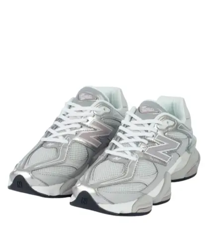 Tênis New Balance 9060 Cinza Metalic Gold - Tênis New Balance 9060