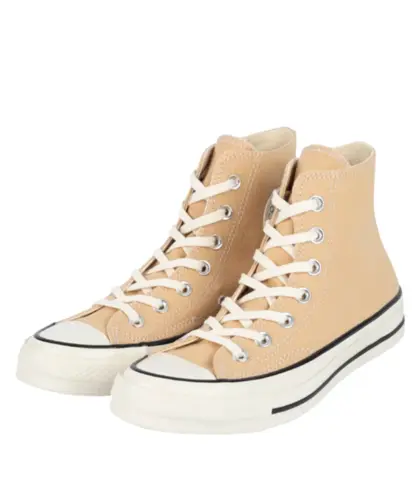 Tênis Converse Chuck 70 Hi Seasonal Cano Alto Bege Mostarda Amendoa