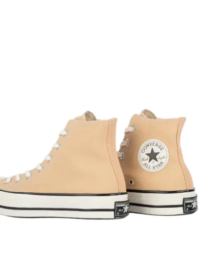 Tênis Converse Chuck 70 Hi Seasonal Cano Alto Bege Mostarda Amendoa
