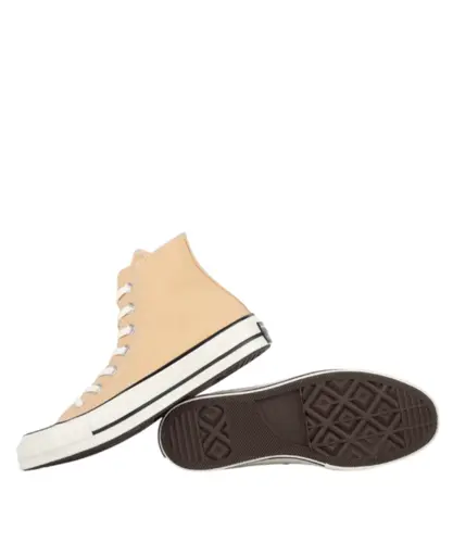 Tênis Converse Chuck 70 Hi Seasonal Cano Alto Bege Mostarda Amendoa