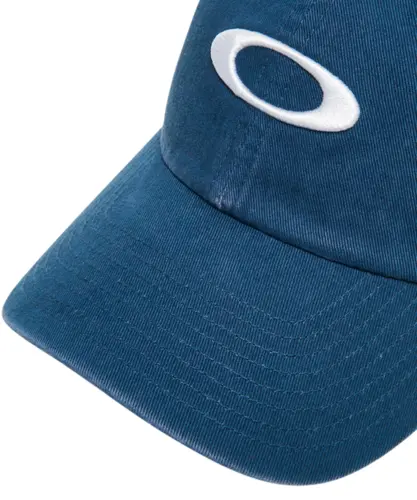 Boné Oakley Remix Dad Hat Cinza Azul Escuro Branco