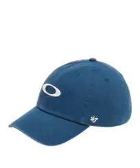 Boné Oakley Remix Dad Hat Cinza Azul Escuro Branco