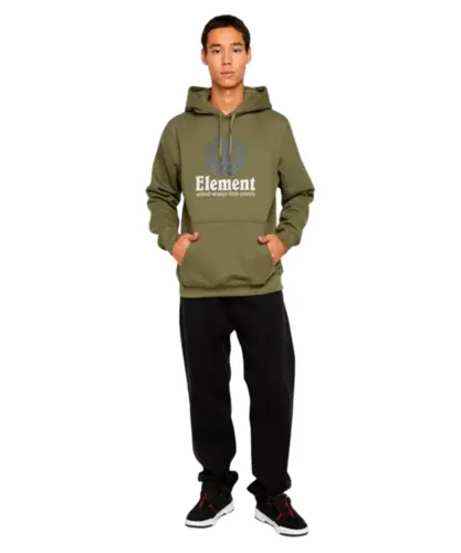 Moletom Element Fech Vertical 280 Verde Militar