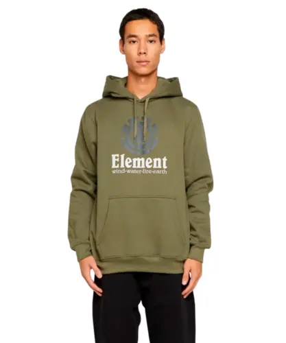 Moletom Element Fech Vertical 280 Verde Militar