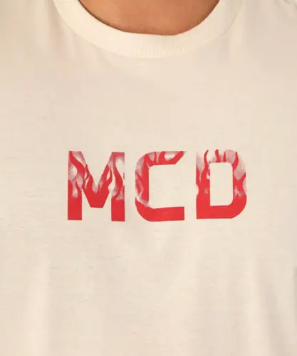 Camiseta MCD Oversized Fogo Creme Arcanjo