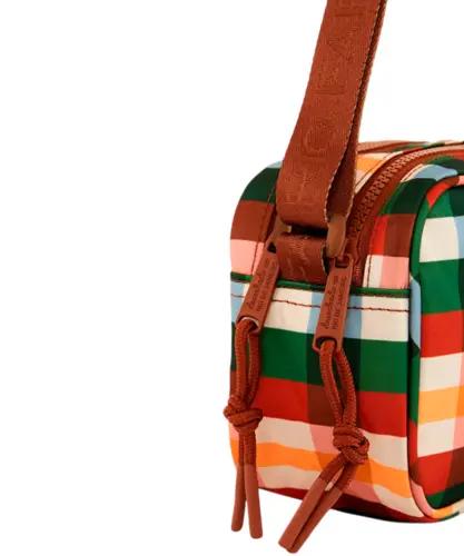 Bolsa Farm Chamego Esportes Xadrez Marrom