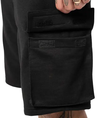 Bermuda MCD Moletom Cargo Preto