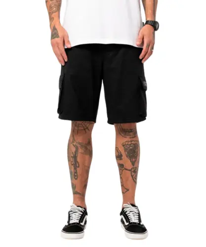 Bermuda MCD Moletom Cargo Preto