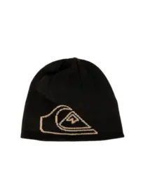 Gorro Quiksilver Double Outline Preto