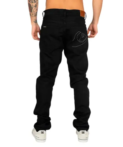 Calça Quiksilver Jeans Everyday Delavê Azul Claro - Calça