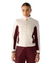 Jaqueta Fila Heritage F-Box Off White Gardenia Vinho