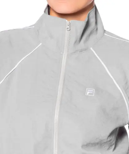Jaqueta Fila Cropped F-Box Cinza