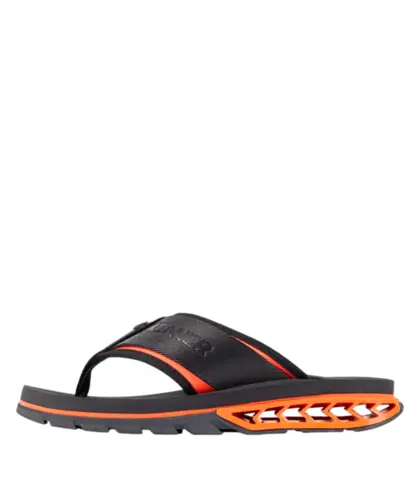 Chinelo Kenner Rakka Sport Preto Laranja