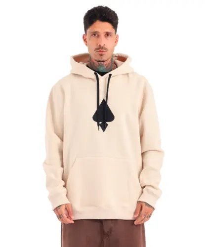 Moletom MCD Canguru Fechado Logo Creme Arcanjo