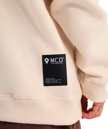 Moletom MCD Canguru Fechado Logo Creme Arcanjo