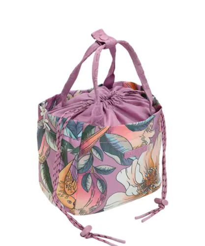Necessaire Farm Me Leva Ziriguidum Romance em Flor Lilás