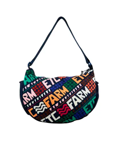 Bolsa Farm Etc Banan Estampa Typecool Azul