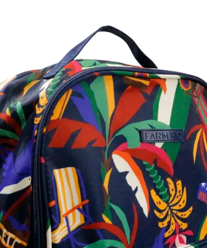 Mochila Farm Me Leva Mundo Etc Azul Marinho
