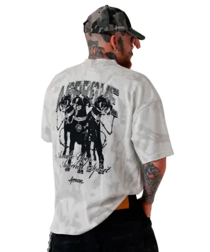 Camiseta Approve Huge Animals Cone Corso Branco