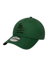 Boné New Era LA Dodgers MLB League Essential 9FORTY Verde Escuro