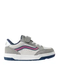 Tênis Vans Kids Hylane Pop Sidestripe Grey Pink