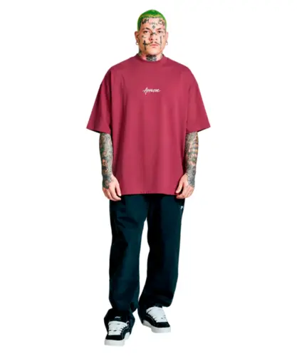 Camiseta Approve Huge Basic Bordô
