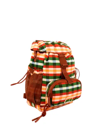 Bolsa Farm Pipoquinha Xadrez Marrom