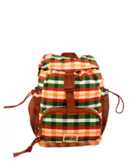 Bolsa Farm Pipoquinha Xadrez Marrom