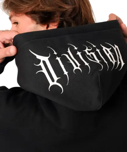Moletom MCD Canguru Fechado Espada Caligraffiti Preto