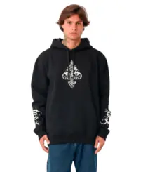 Moletom MCD Canguru Fechado Espada Caligraffiti Preto