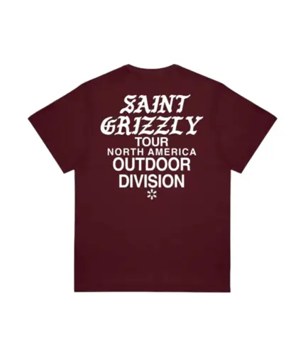 Camiseta Grizzly Saint Bordô