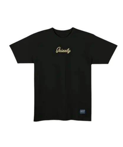 Camiseta Grizzly Mini Script Preto
