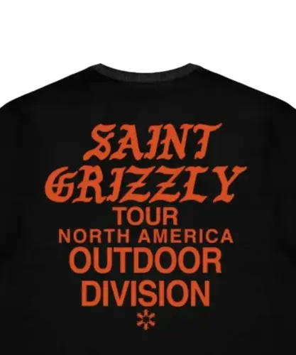 Camiseta Grizzly Saint Preto