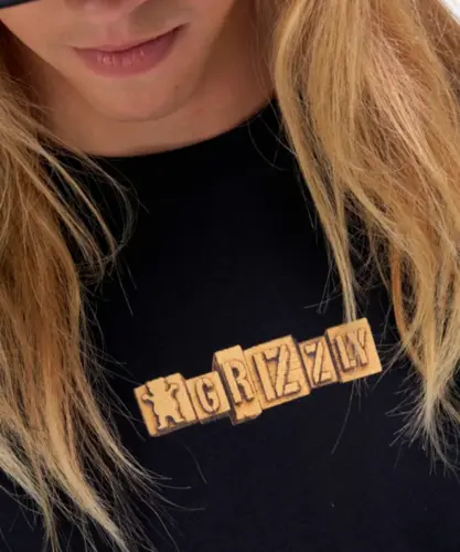 Camiseta Grizzly Woodwork Black
