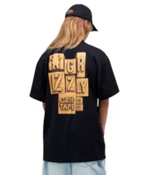 Camiseta Grizzly Woodwork Black