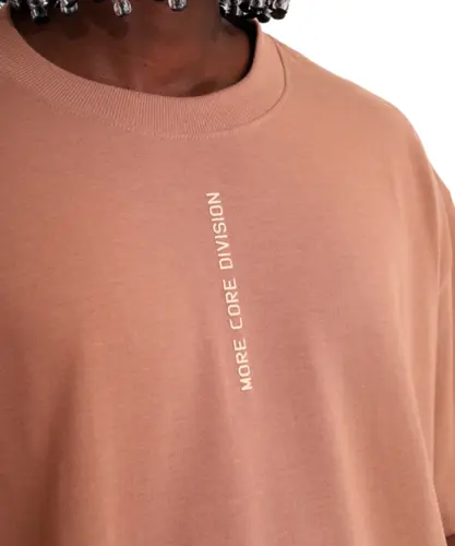 Camiseta MCD Box Fit Cut Marrom