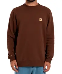 Moletom Hurley Careca Mini Icon II Marrom