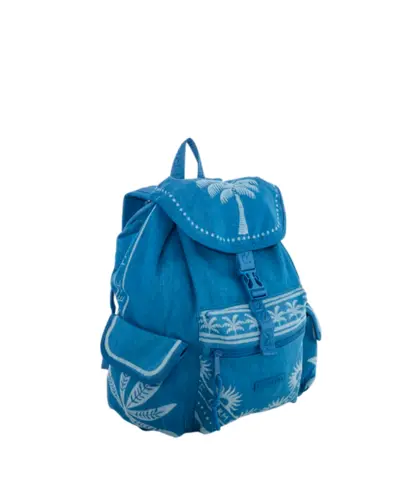Bolsa Farm Pipoca Praia Aloha Carioca Azul Jeans