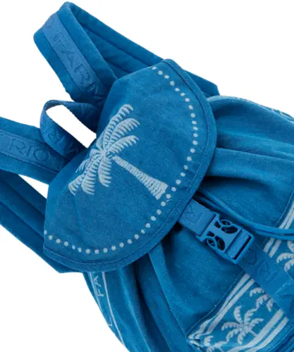 Bolsa Farm Pipoca Praia Aloha Carioca Azul Jeans