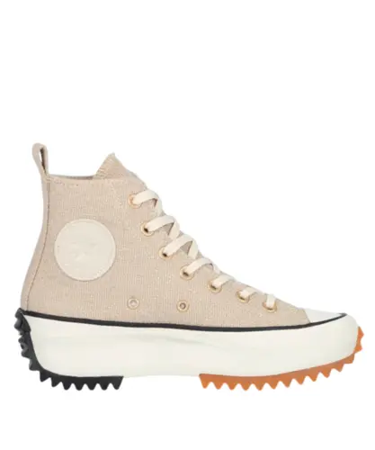 Tênis Converse Run Star Hike Hi Cru Clássico Prata Amendoa