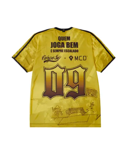 Camiseta MCD Brasil Corposó Amarelo Preto