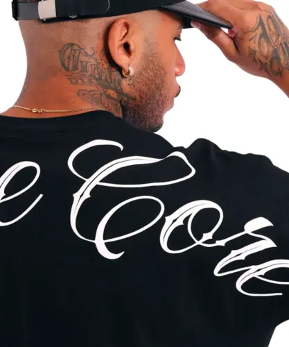 Camiseta MCD Especial Manga Japonesa Lettering Preto