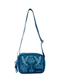 Bolsa Farm Chamego Praia Aloha Carioca Jeans Azul