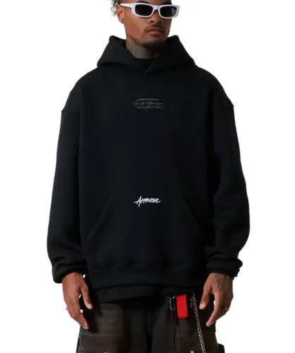 Moletom Approve Oversized Creative Department Preto